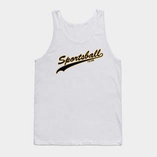 Sportsball! (Black & Yellow) Tank Top